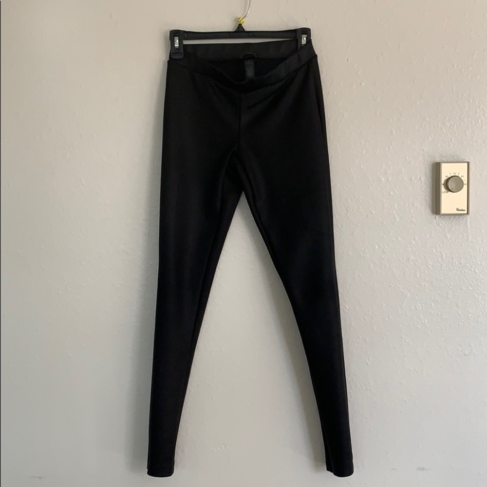 Leathery leggings